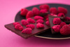 Dessert chocolate with raspberries 65g